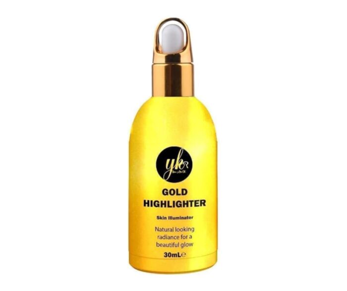 ⁦YKR COSMETICS Shimmering Highlighter for body and face GOLD⁩ - الصورة ⁦1⁩