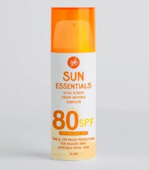 YKR Natural Sunscreen with Hyaluronic Acid SPF 80+ – Superior Protection and Deep Hydration